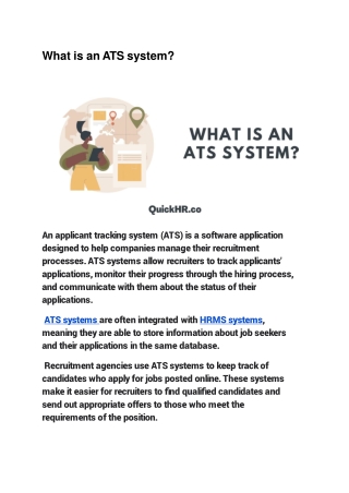 What is an ATS system