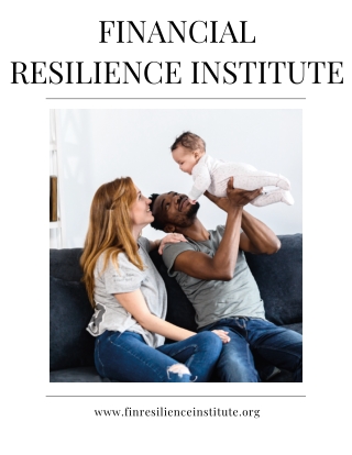 Household Financial Resilience Canada - Financial Resilience Institute