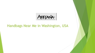 Handbags Near Me in Washington, USA
