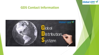 GDS Contact Information