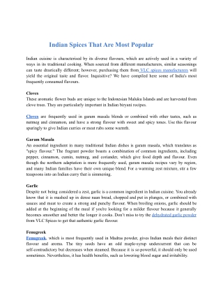 Indian Spices That Are Most Popular.docx
