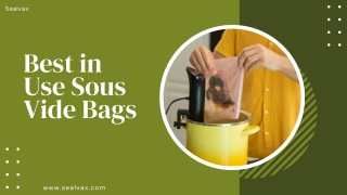 Best in Use Sous Vide Bags