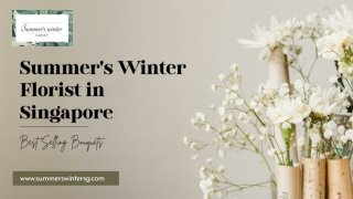 Flower Free Delivery Services in Singapore by Summer’s Winter