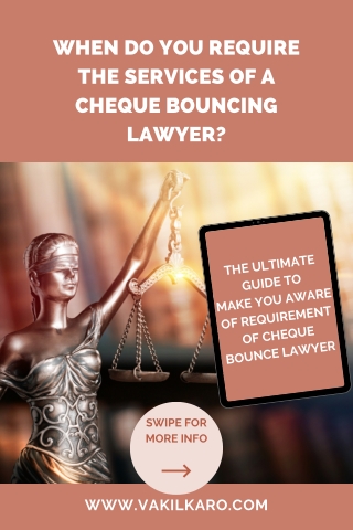 PDF When you should hire a cheque bouncing lawyer