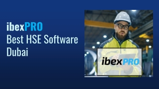 Best HSE Software Dubai