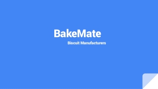 BakeMate - Largest Biscuit Manufacturers