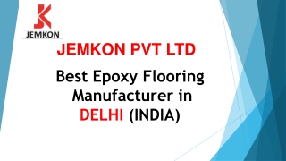 Jemkon Epoxy Flooring Delhi