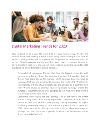 Digital Marketing Trends for 2023 - Iconic Digital