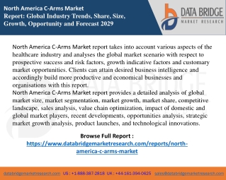 North America C-Arms Market report