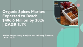 Organic Spices Market Size, Share | Industry Demand