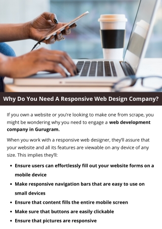 Why Do You Need A Responsive Web Design Company?