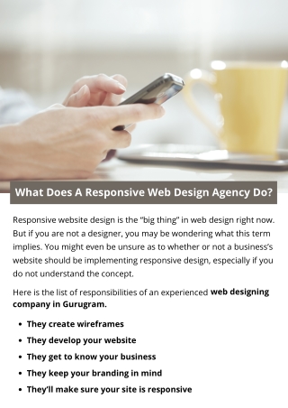 What Does A Responsive Web Design Agency Do