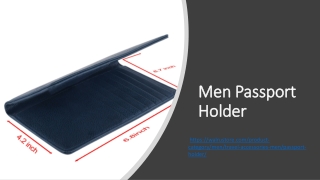 Men Passport Holder