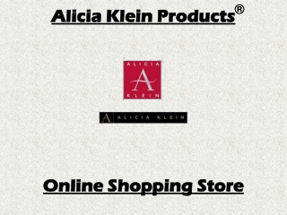Alicia Klein Products