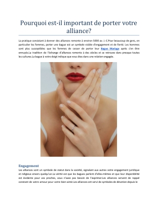 Pourquoi est-il important de porter votre alliance.docx