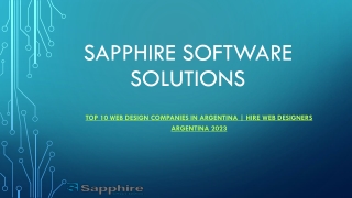 Top 10 Web Design Companies in Argentina  Hire Web Designers Argentina 202