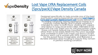 Lost Vape LYRA Replacement Coils