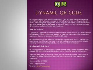 Dynamic Qr Code