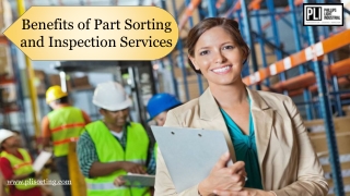 Benefits of Part Sorting and Inspection Services