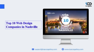 Top 10 Web Design Companies in Nashville