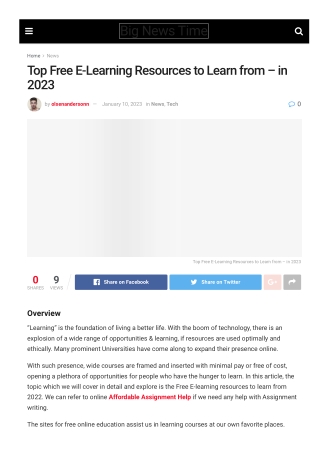 Top Free E-Learning website to Learn New Skills in 2023
