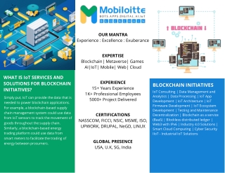 Integrating IoT Services and Solutions with Blockchain Initiatives