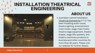 ITE provides complete system packages and installation setup for audio visual.