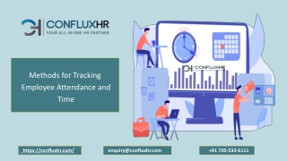 Methods for Tracking Employee Attendance and Time