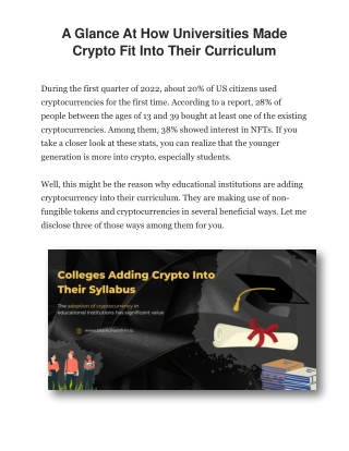 Crypto Wallet - Education