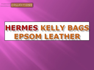 Hermes Kelly Bags Epsom Leather