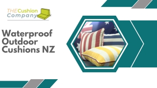 Waterproof Outdoor Cushions NZ | The Cushion Company