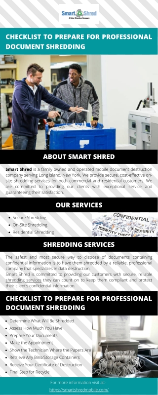 Checklist to Prepare for Professional Document Shredding