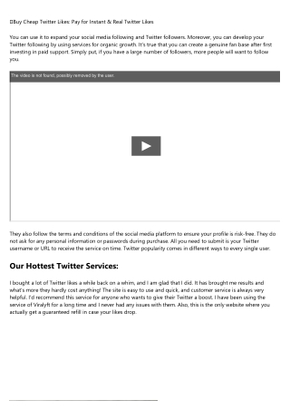 Are You Getting the Most Out of Your buy cheap twitter likes?