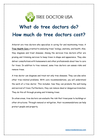 Tree Healthcare