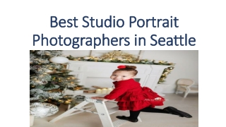 Best Studio Portrait Photographers in Seattle