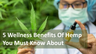 5 Wellness Benefits Of Hemp You Must Know About