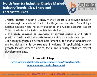 North America Industrial Display Market