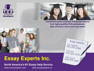 Essay Experts - Essay Help Service