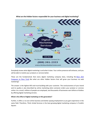 Best Digital Marketing Company in New York