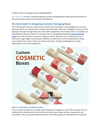 The Best Guide To Designing Cosmetic Packaging Boxes.docx