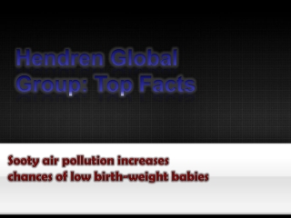 Sooty air pollution increases chances of low birth-weight ba
