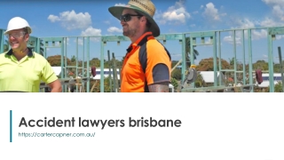 Accident lawyers brisbane