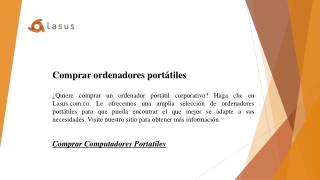 Comprar ordenadores portátiles  Lasus.com.co