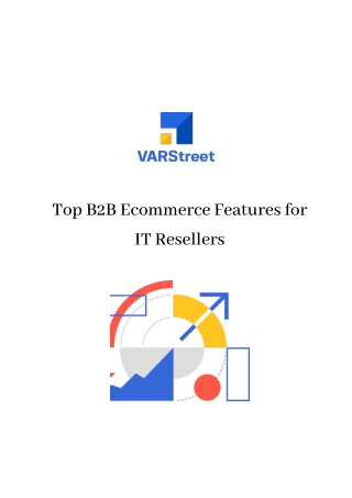 Top B2B Ecommerce Features for IT Resellers