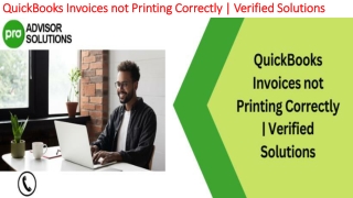 A quick and easy guide to resolve QuickBooks Invoices not Printing Correctly
