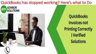 Simple step by step guide to resolve QuickBooks Has Stopped Working