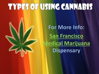 Types Of Using Cannabis