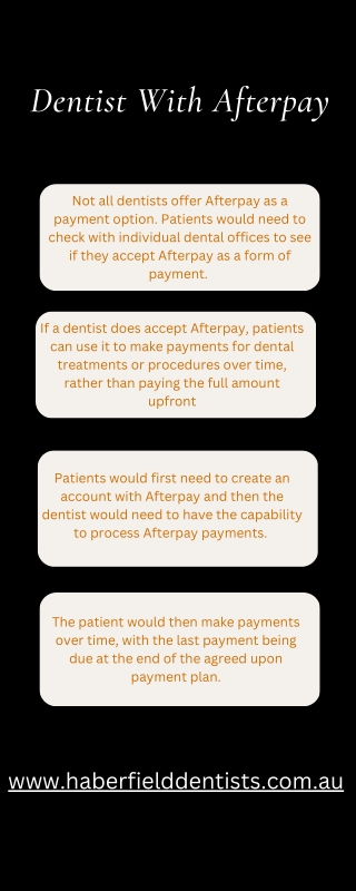 Dentist With Afterpay