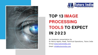 BEST IMAGE PROCESSING TOOLS TO EXPECT in 2023 – Tutors India