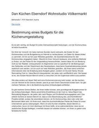 Dan Küchen Eberndorf Wohnstudio Völkermarkt